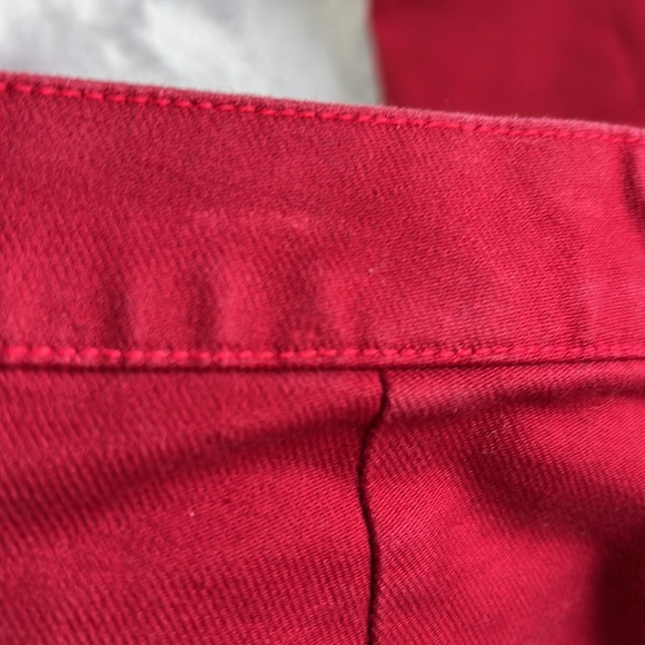 L.F. Markey Classic Slack Pant Trousers Red Size 4 - Picture 16 of 16